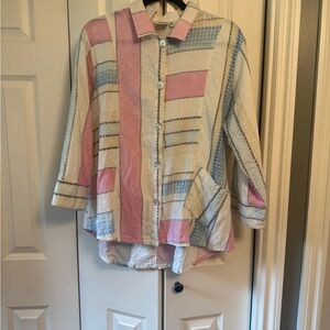 Parsley & Sage Colorful Button-Up Shirt